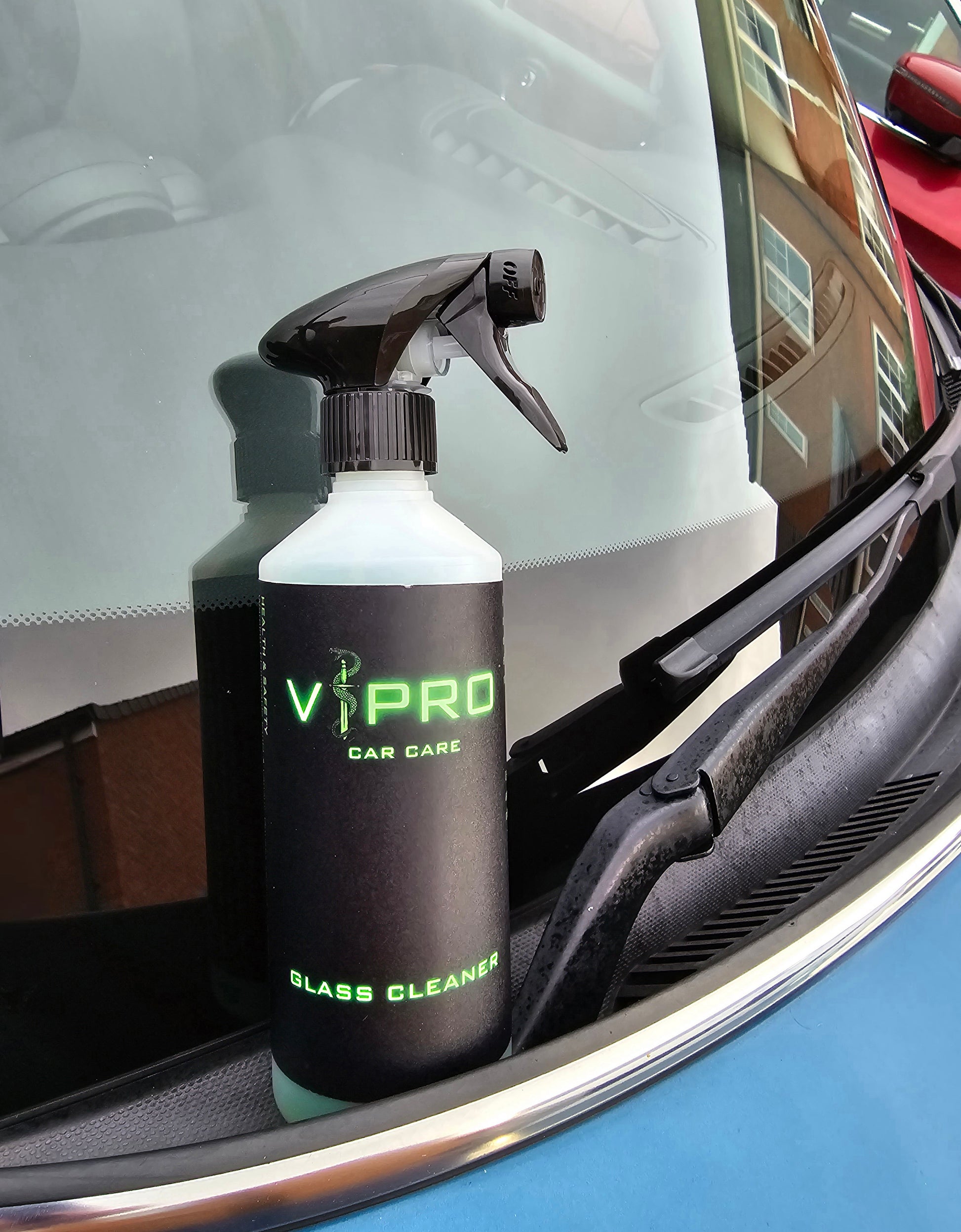 glass cleaner, car care