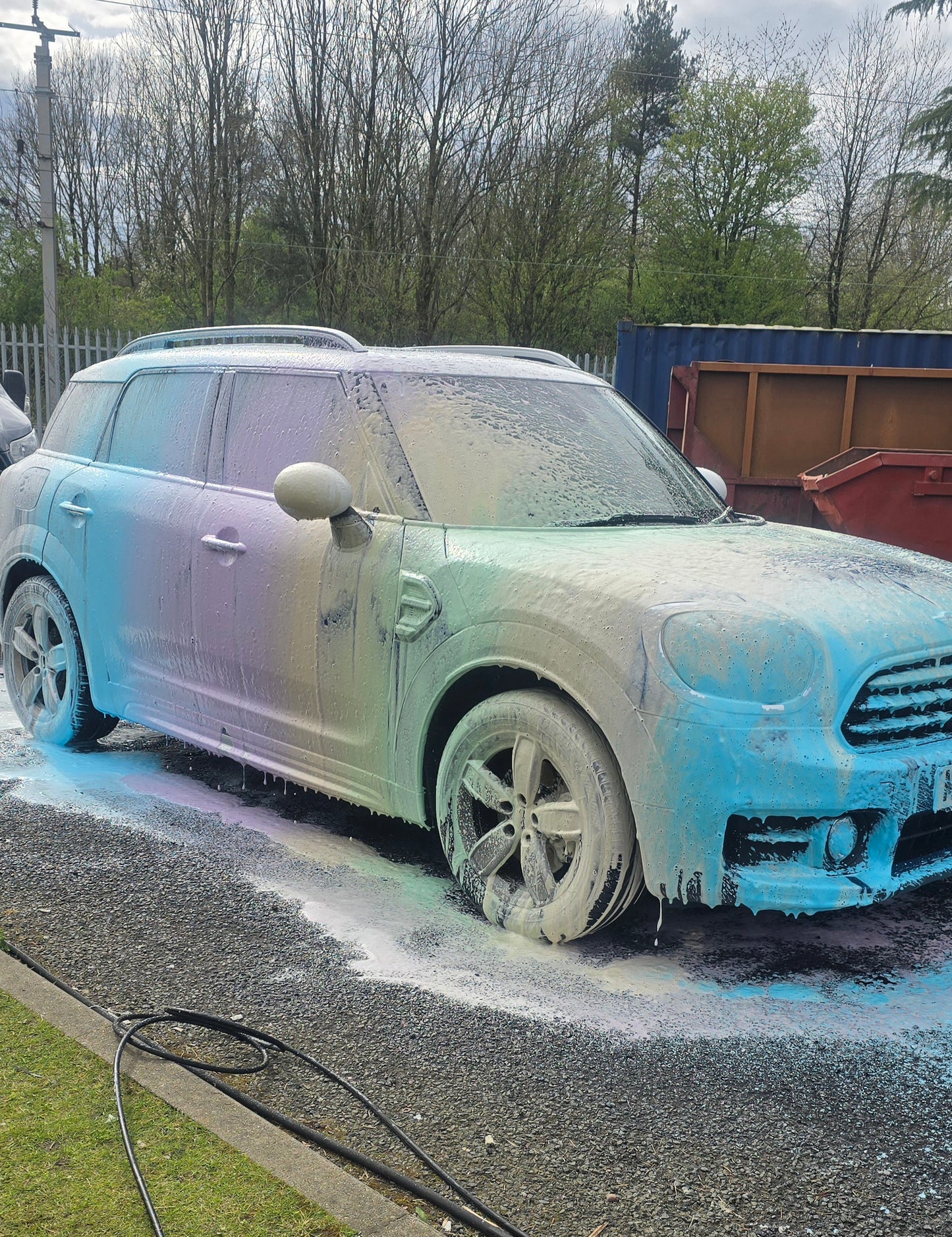 coloured snow foam, snow foam, blue snow foam, pink snow foam, yellow snow foam, white snow foam, orange snow foam, purple snow foam, green snow foam