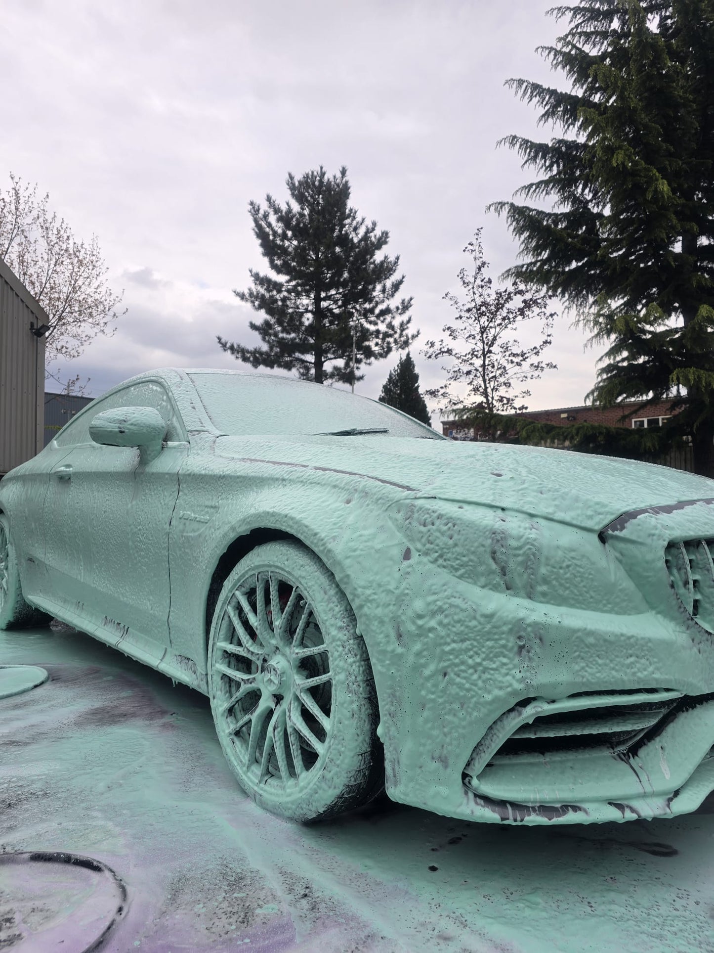 green snow foam, coloured snow foam, snow foam