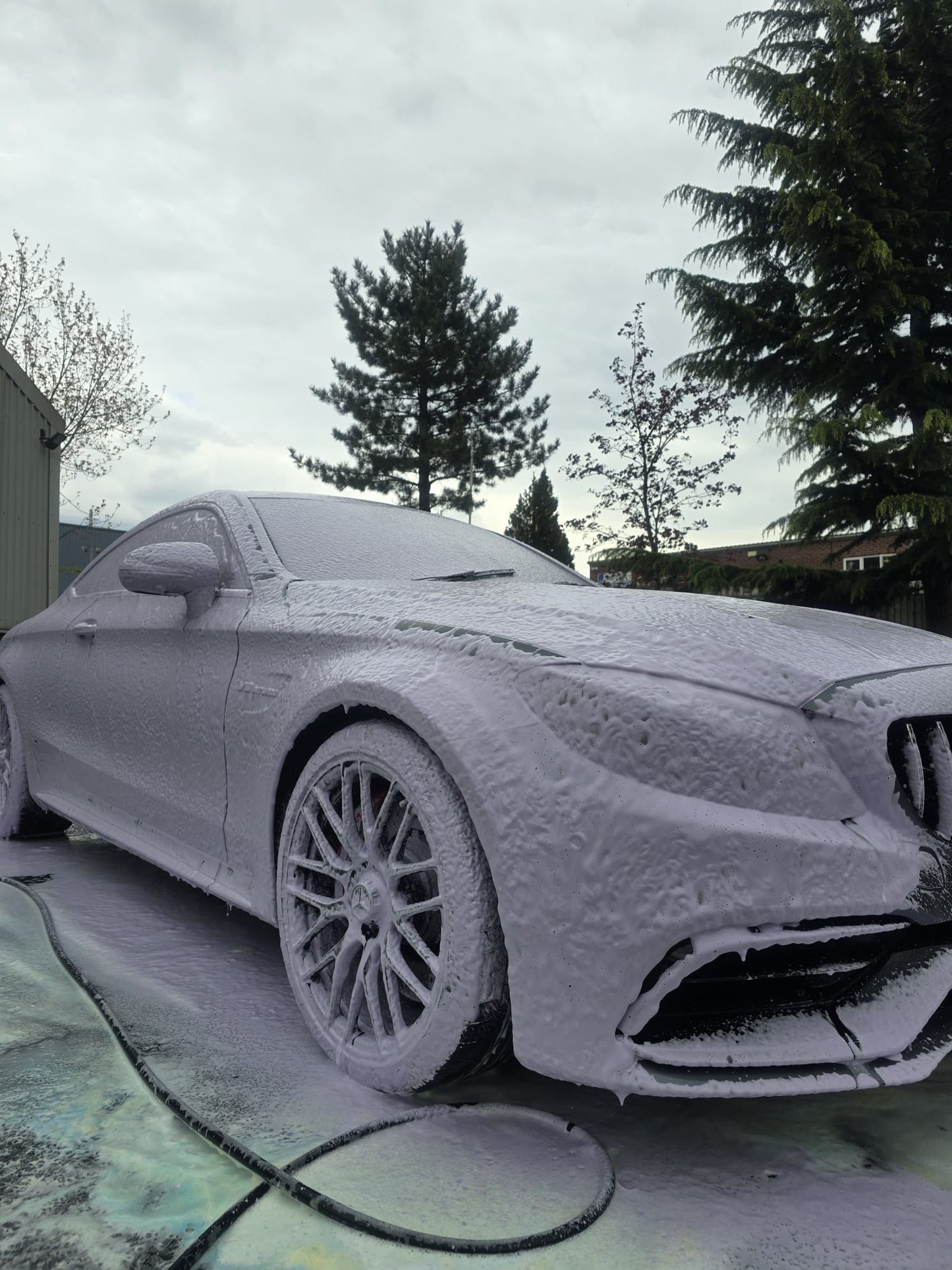 purple snow foam, coloured snow foam, snow foam