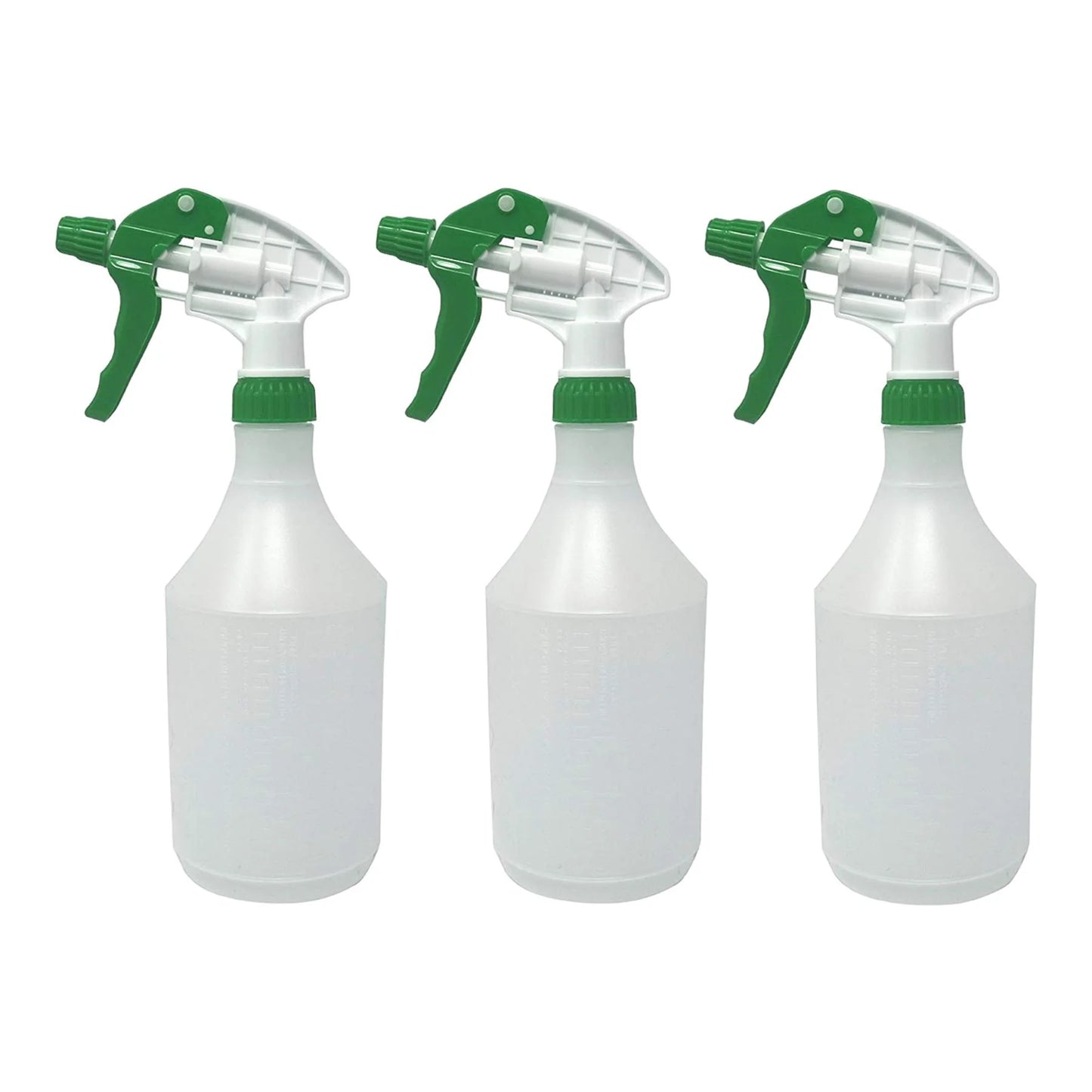 3pk Trigger Spray Bottle 750ml Reusable Heavy Duty