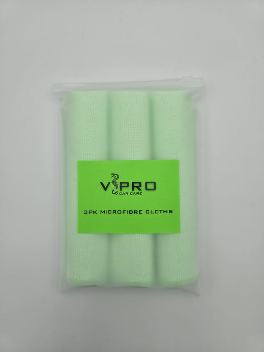 3 pack microfibre cloths, microfibre cloths, car care accessories, detailing accessories